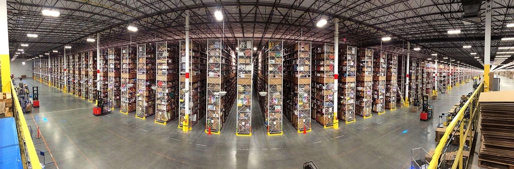 inside amazon warehouse tour