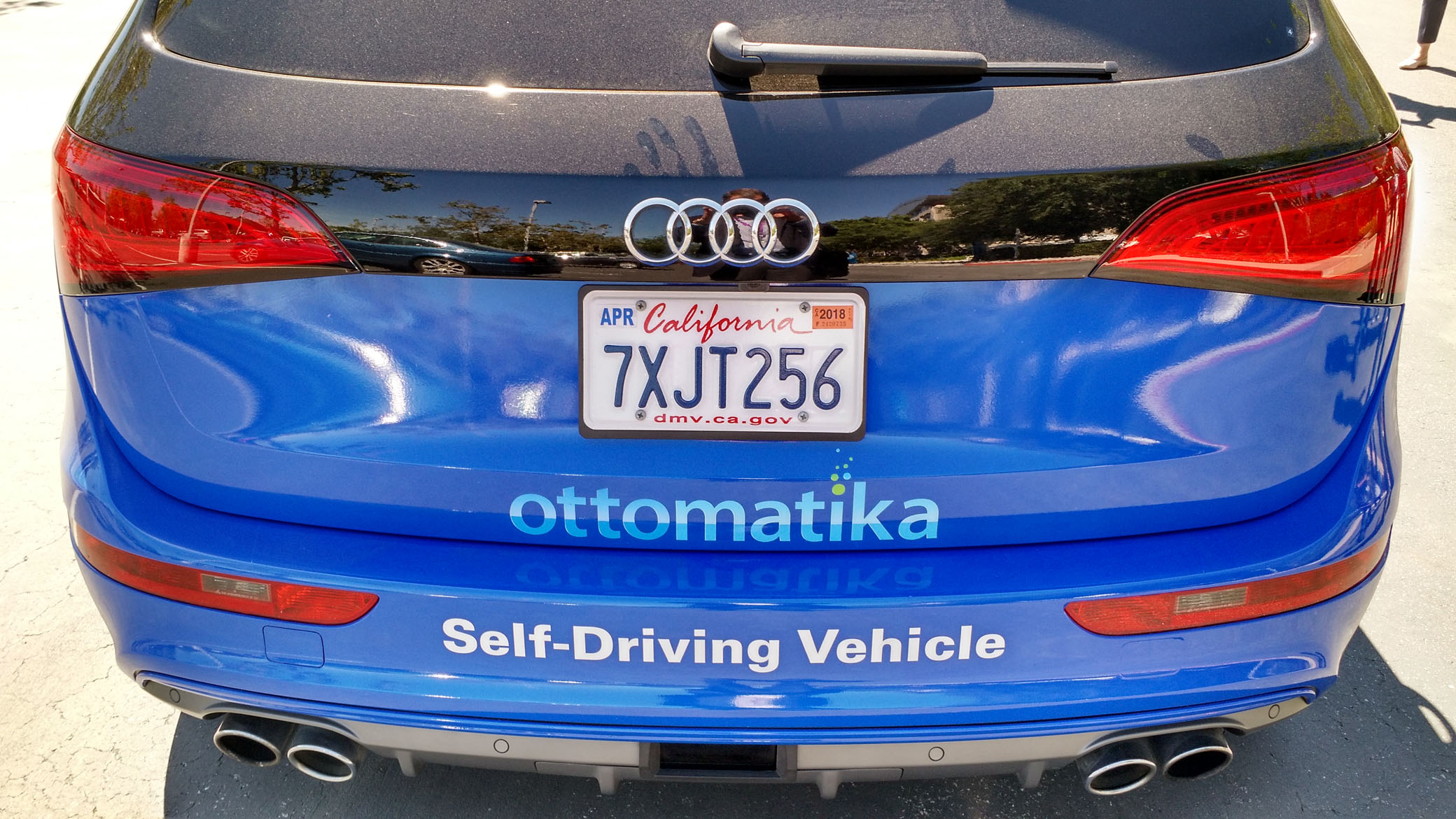 Delphi’s autonomous Audi test car